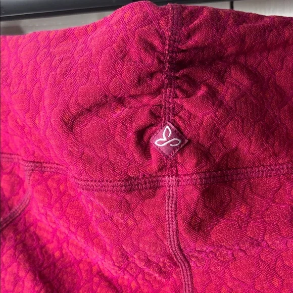Prana Pink Patterned Cropped Leggings - Picture 4 of 5